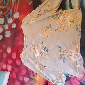 Lauren Conrad floral blouse